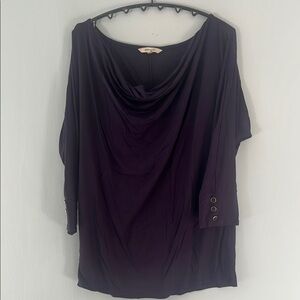 RW&CO. Purple Dolman Sleeve Blouse